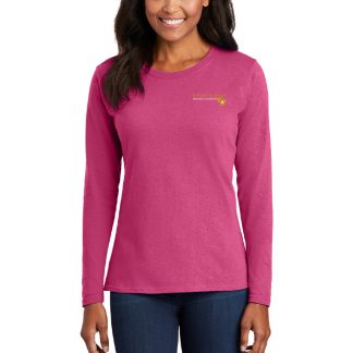 Port & Company® Women's Long Sleeve Core Cotton Tee