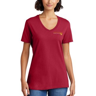 Port & Company® Women's Core Cotton V-Neck Tee