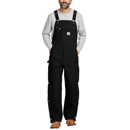 Carhartt® Firm Duck Insulated Bib Overalls - Image 2