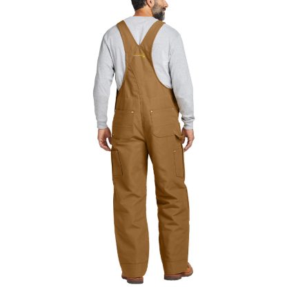 Carhartt® Firm Duck Insulated Bib Overalls - Image 5