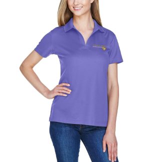 Devon & Jones CrownLux Performance™ Ladies' Plaited Polo
