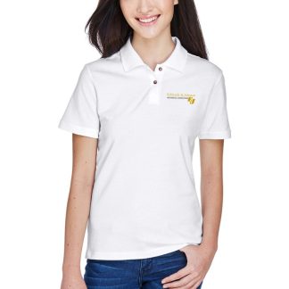 Harriton Ladies' 6 oz. Ringspun Cotton Piqué Short-Sleeve Polo