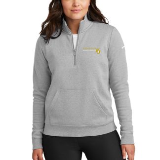 Nike Women's Club Fleece Sleeve Swoosh 1/2-Zip